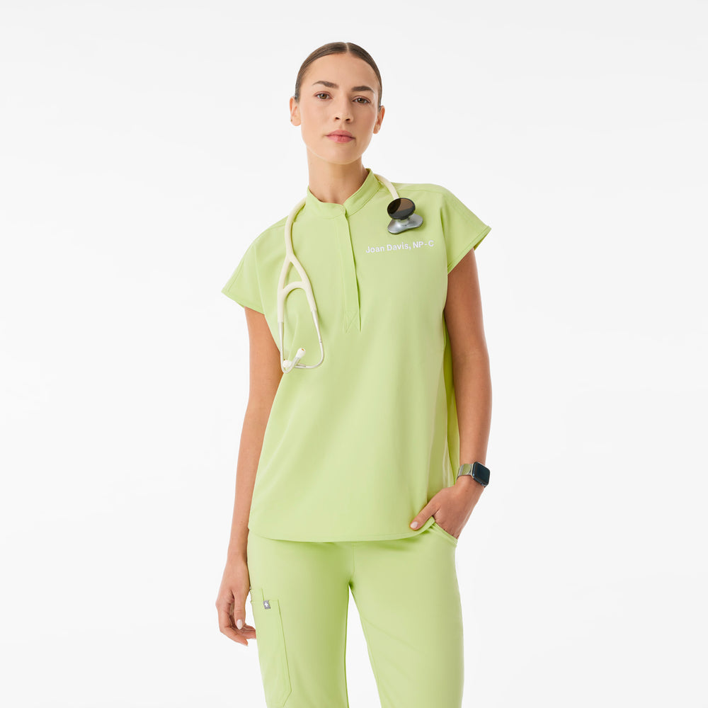 women's Sea Mist Rafaela - Oversized Scrub Top™