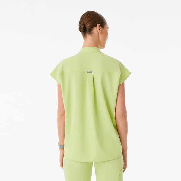 women's Sea Mist Rafaela - Oversized Scrub Top™