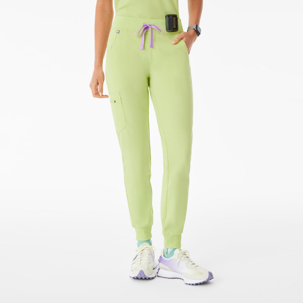 women's Sea Mist High Waisted Zamora - Jogger Scrub Pant™