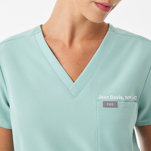 women's Seaglass Catarina - One-Pocket Scrub Top™