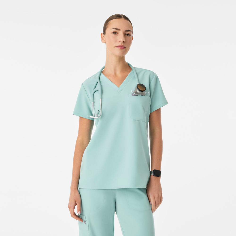 women's Seaglass Catarina - One-Pocket Scrub Top™