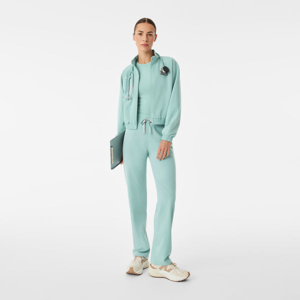 women's Seaglass Cropped Sydney - Scrub Jacket