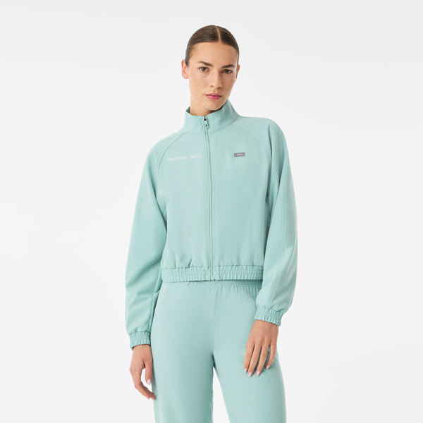women's Seaglass Cropped Sydney - Scrub Jacket