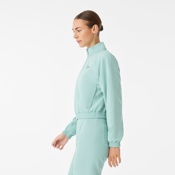women's Seaglass Cropped Sydney - Scrub Jacket