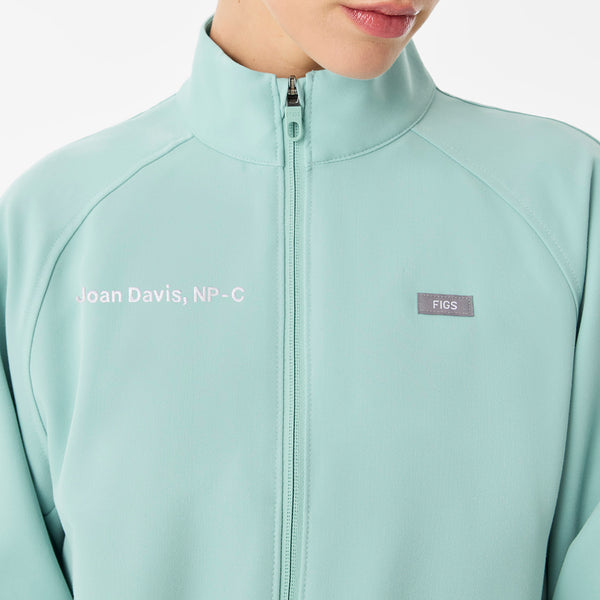 women's Seaglass Cropped Sydney - Scrub Jacket