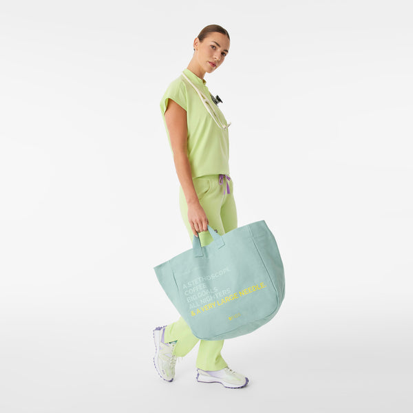 Seaglass A Very Large Needle - Detachable Strap Tote