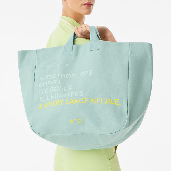 Seaglass A Very Large Needle - Detachable Strap Tote