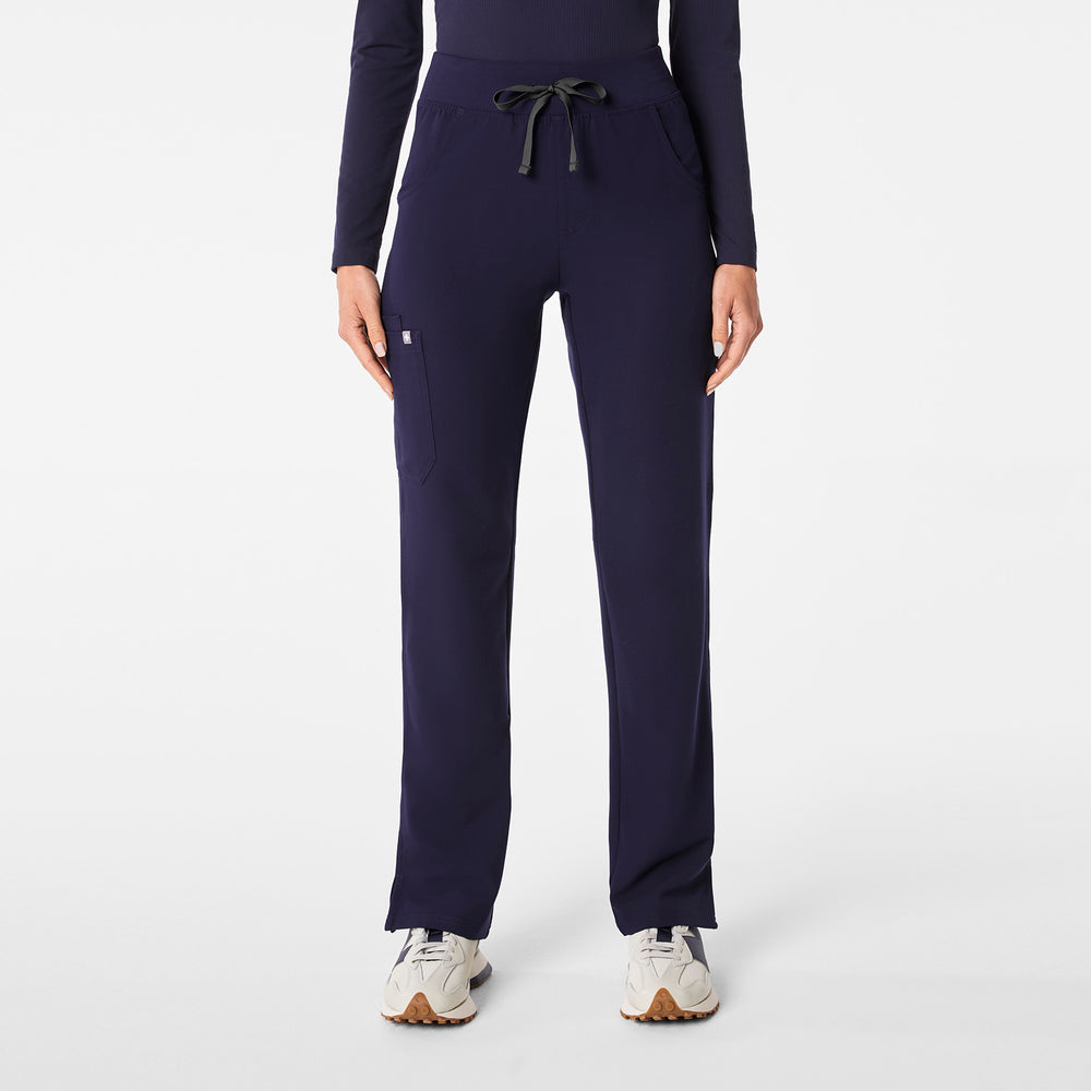 women's Navy High Waisted Kade - Cargo Scrub Pant™