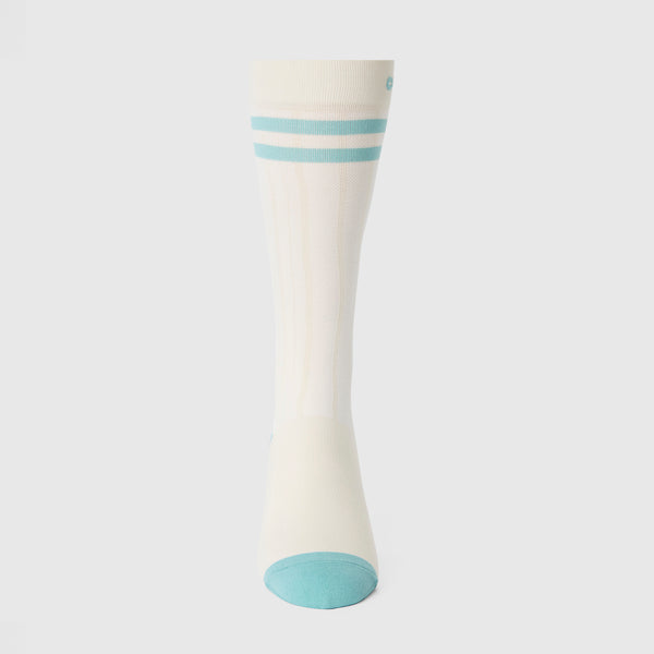 unisex Coconut Milk Double Stripe - Compression Socks