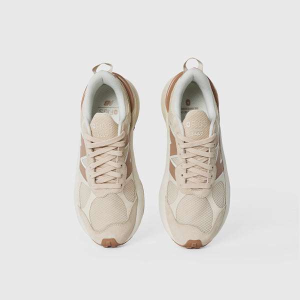 unisex Tan FIGS | New Balance 3447
