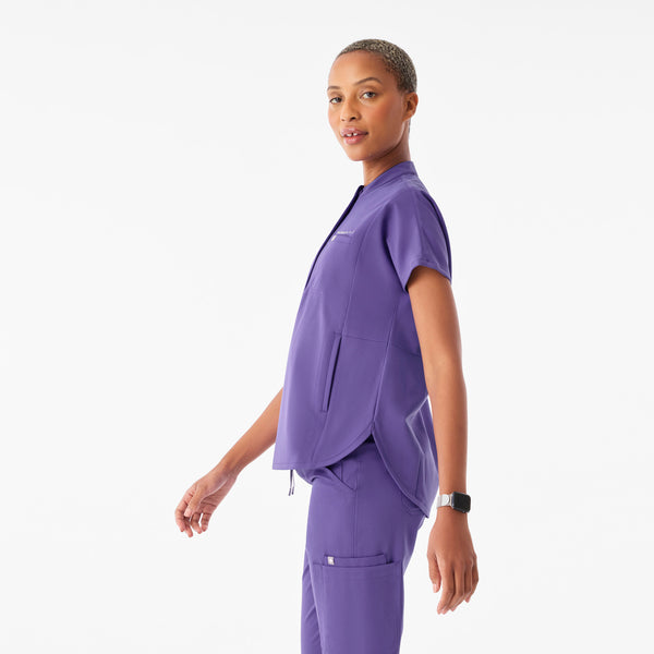 Women's Amethyst Montex Relaxed Scrub Top