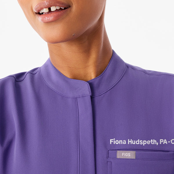 Women's Amethyst Montex Relaxed Scrub Top