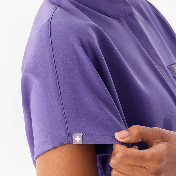 Women's Amethyst Montex Relaxed Scrub Top
