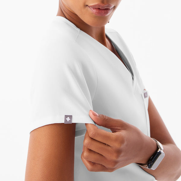 Women's Optic White Catarina -  Scrub Top™