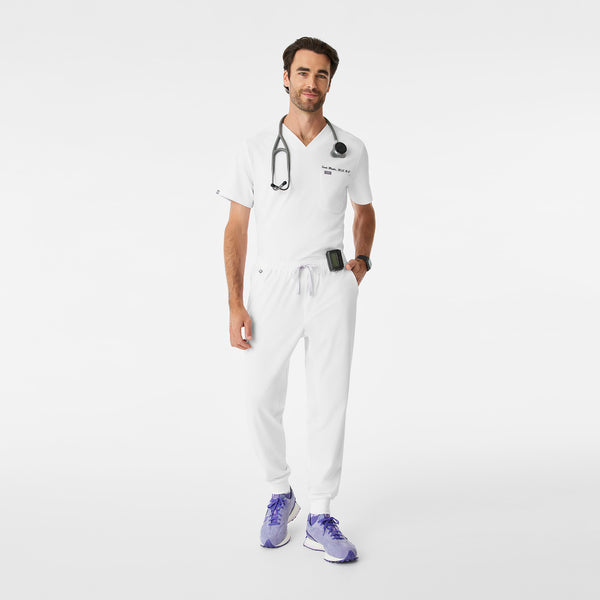 Men's Optic White Chisec -  Scrub Top™