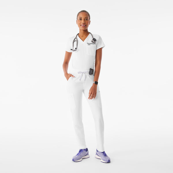 Women's Optic White Yola High-Rise Slim  -  Scrub Pant™