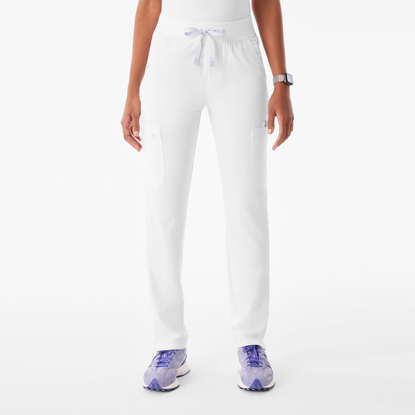 Women's Optic White Yola High-Rise Slim  -  Scrub Pant™