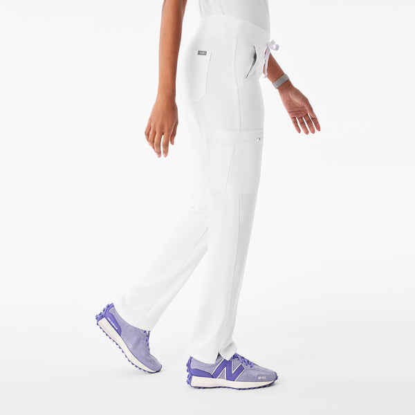 Women's Optic White Yola High-Rise Slim  -  Scrub Pant™