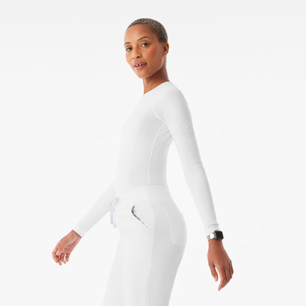 Women's Optic White Salta Seamless - Long-Sleeve Underscrub
