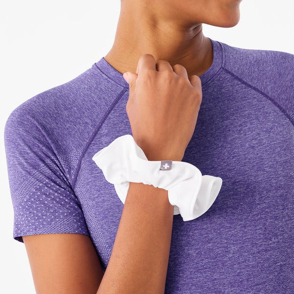 Optic White FIGS Scrunchie