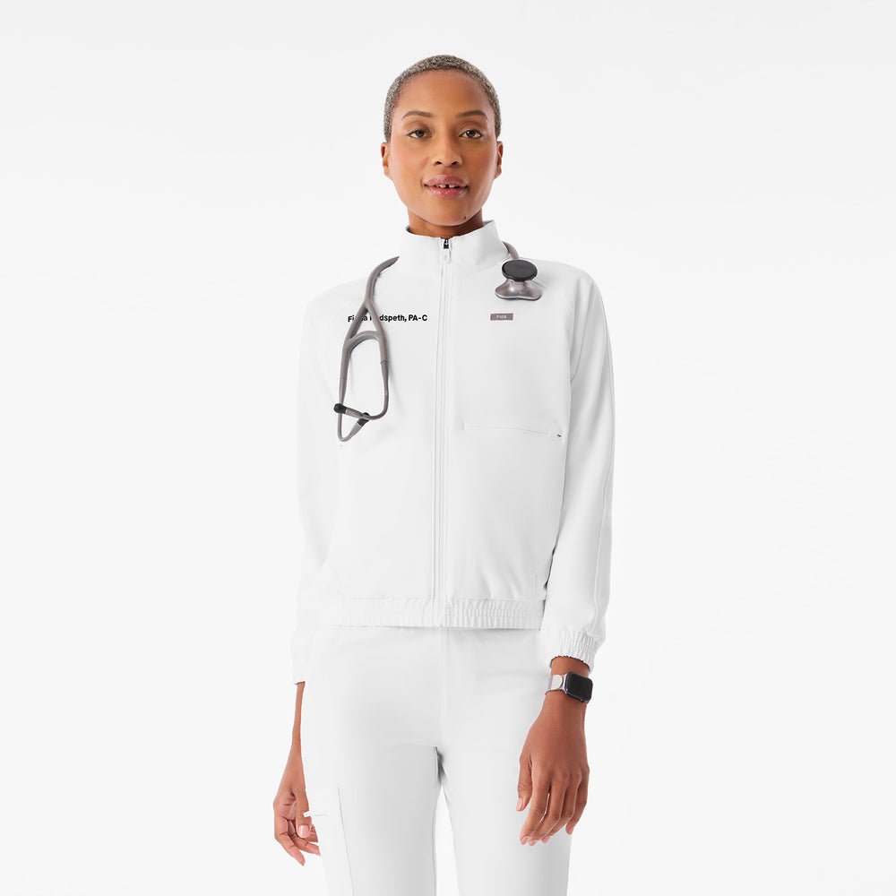 Women's Optic White Sydney - Scrub Jacket