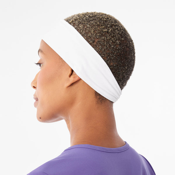 Optic White FIGS Cinched Headband