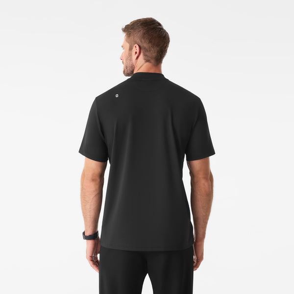 Men's Black Dawes FlexKnit - ¼ Zip Scrub Top