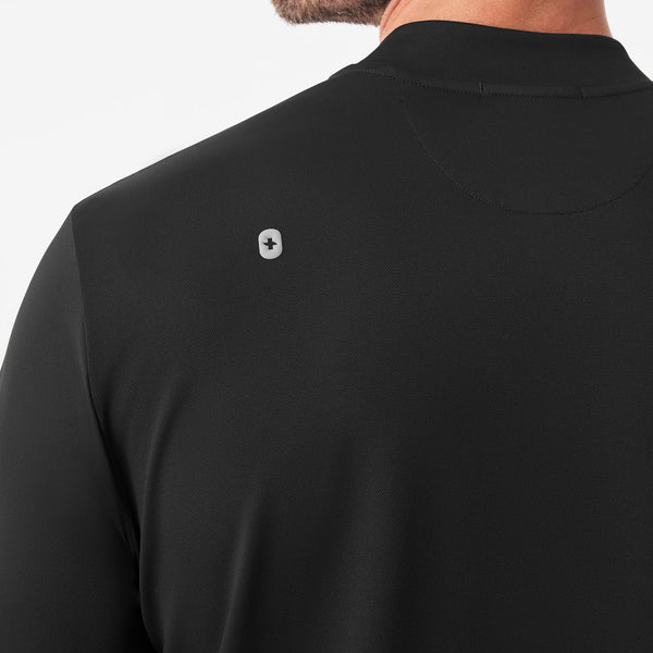 Men's Black Dawes FlexKnit - ¼ Zip Scrub Top