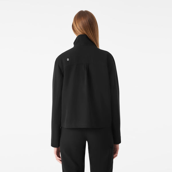 Women's Black Lenox Scrub Jacket