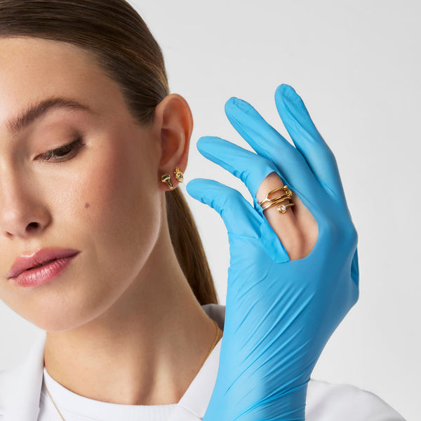 Gold Bold Stethoscope Ring