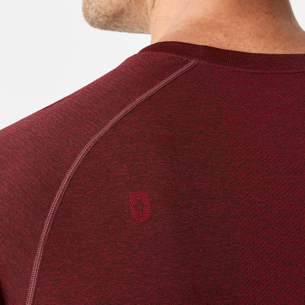 Men's Burgundy Makato Seamless - Long-Sleeve Underscrub