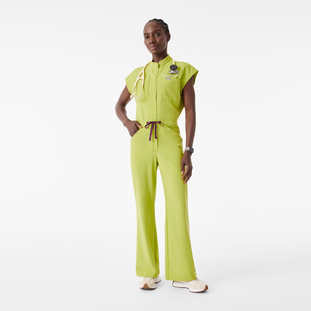 Women's Celery Rafaela Wide-Leg - Petite ScrubJumpsuit™