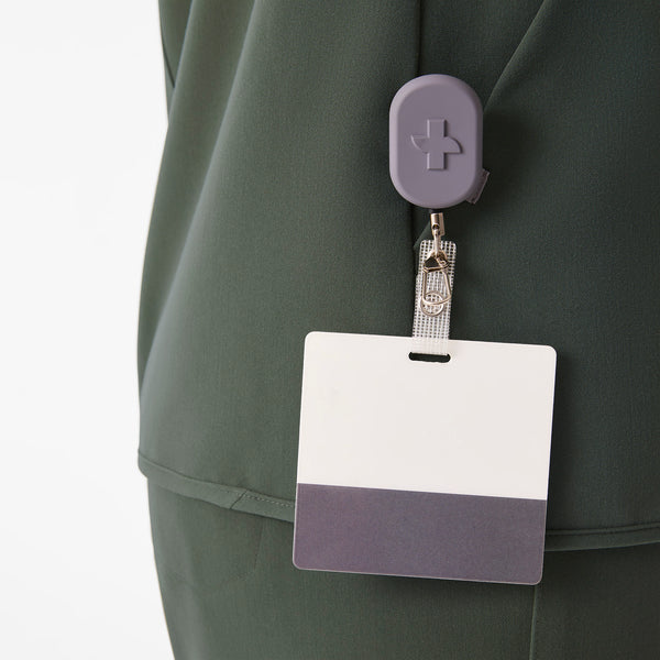 FIGS Grey Logo Badge Reel
