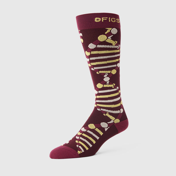 Unisex Deep Purple DNA - Compression Socks