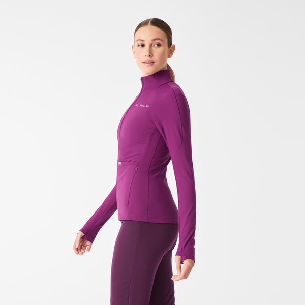 Women's Light Deep Purple ContourKnit Scrub Jacket