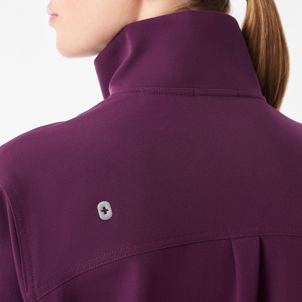 Women's Deep Purple Lenox Scrub Jacket