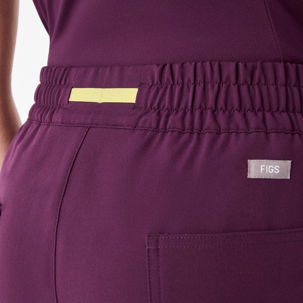 Women's Deep Purple Roslyn Mid-Rise Wide-Leg - Scrub Pant