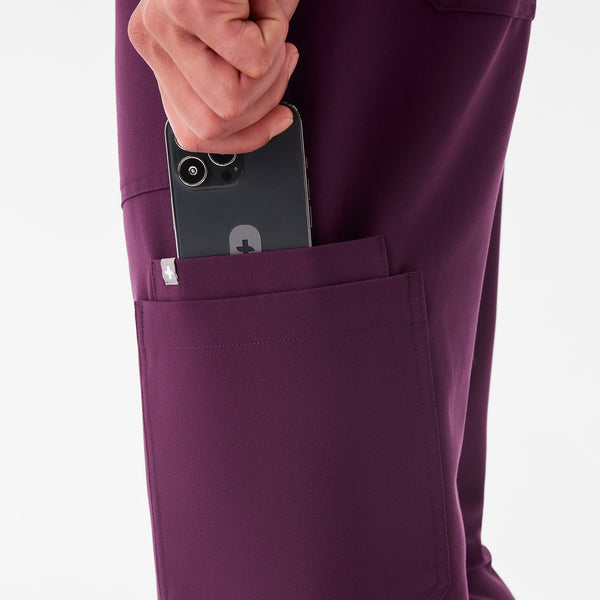 Men's Deep Purple Cairo - Short Straight-Leg Scrub Pant™