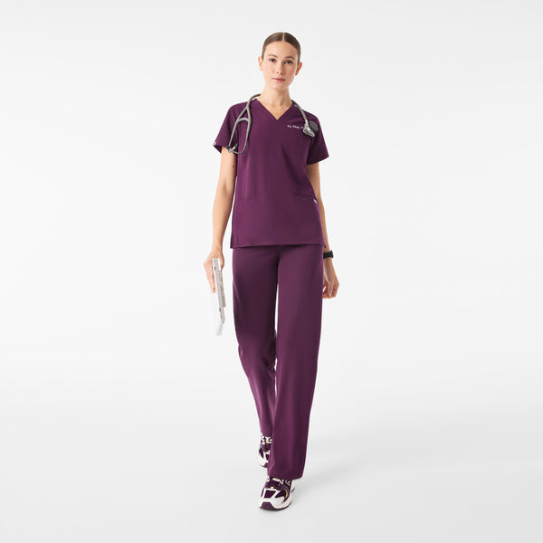 Women's Deep Purple Casma -  Scrub Top™