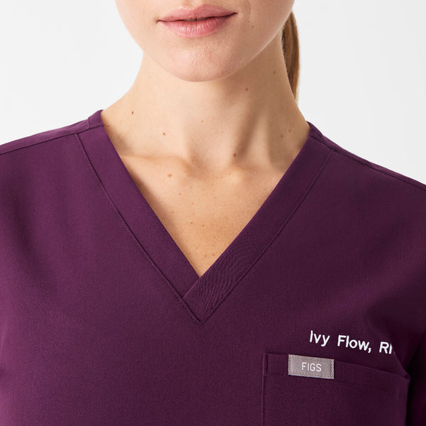 Women's Deep Purple Catarina -  Scrub Top™