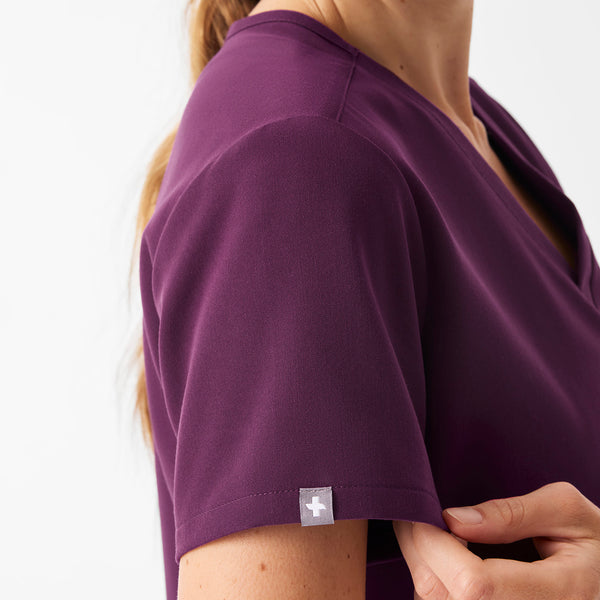 Women's Deep Purple Catarina -  Scrub Top™