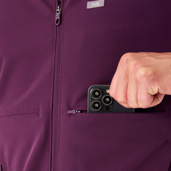 Men's Deep Purple Cobaki - Scrub Jacket