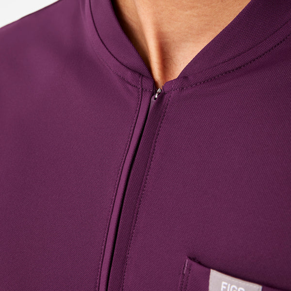 Men's Deep Purple Dawes FlexKnit - ¼ Zip Scrub Top