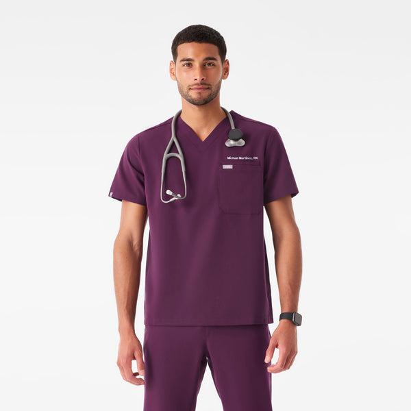 Men's Deep Purple Leon -  Scrub Top™
