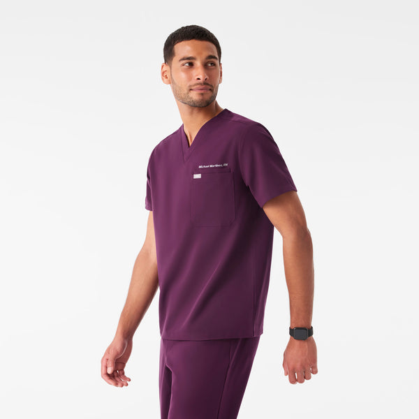 Men's Deep Purple Leon -  Scrub Top™