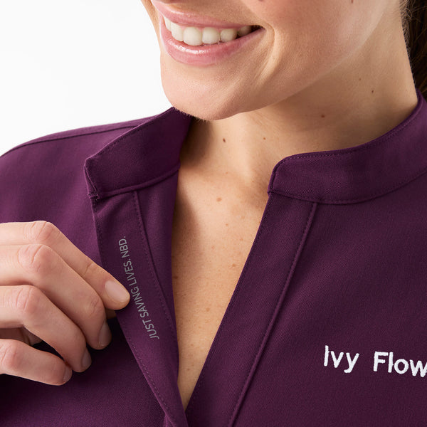 Women's Deep Purple Rafaela - Oversized Scrub Top™