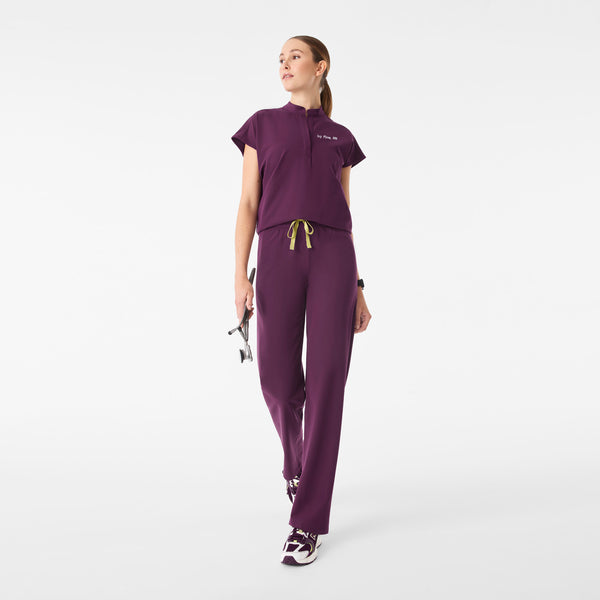 Women's Deep Purple Rafaela - Oversized Scrub Top™