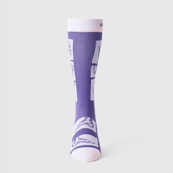 Unisex Amethyst X-Ray - Compression Socks