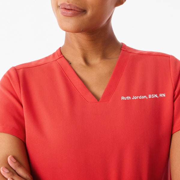 Women's Hibiscus Casma -  Scrub Top™