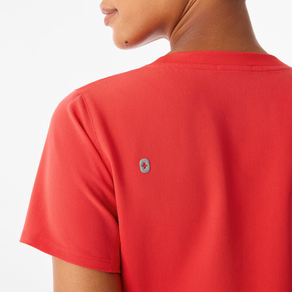 Women's Hibiscus Eliza Slim - Scrub Top